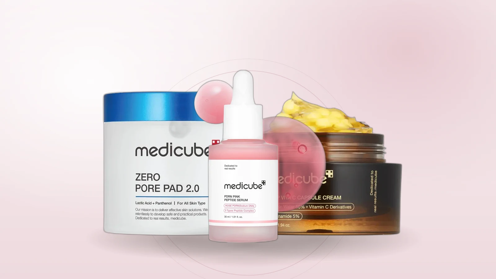 Medicube (מדיקיוב): המדריך המלא — קולגן, Pink PDRN, Zero Pore ומה קונים קודם