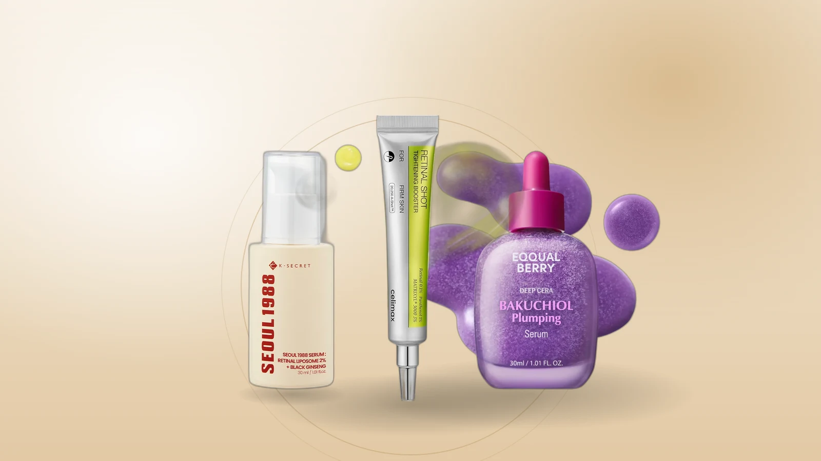 الريتينول للمبتدئات: Retinal أم Retinol أم Bakuchiol — وكيف تبدئين بأمان