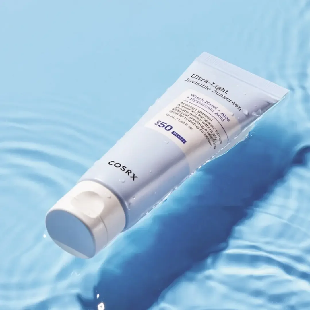 קרם הגנה שקוף וקליל במיוחד SPF50 ללא שאריות לבנות — MINI 15ml