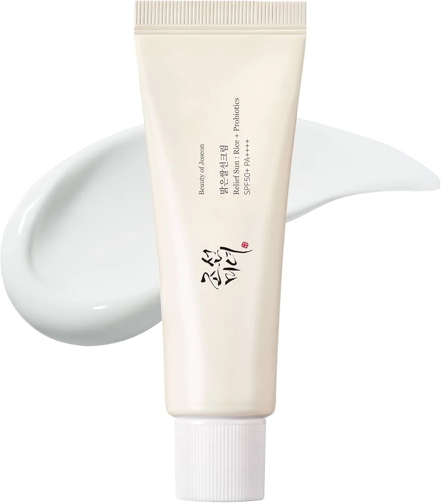 Relief Sun קרם הגנה SPF50+ עם אורז ופרוביוטיקה