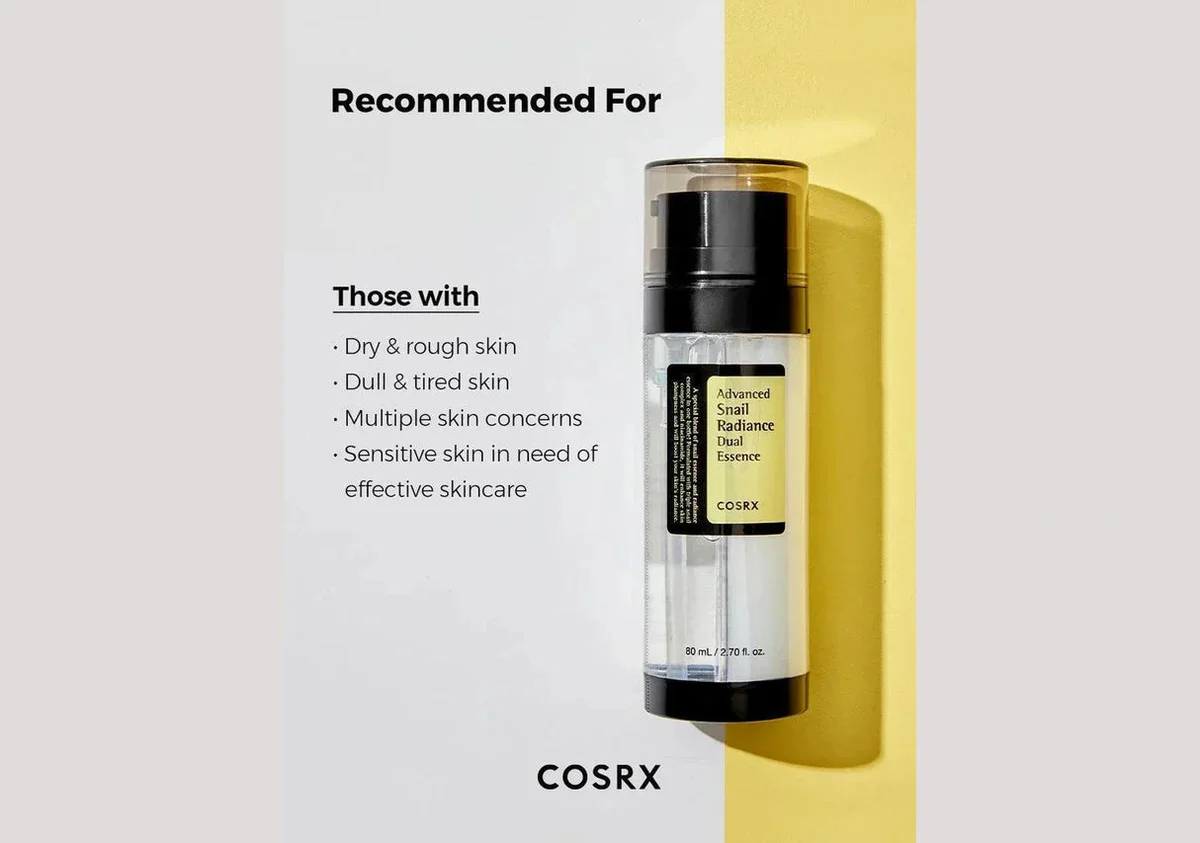 Эссенция COSRX Advanced Snail 96 Radiance двухфазная с ниацинамидом