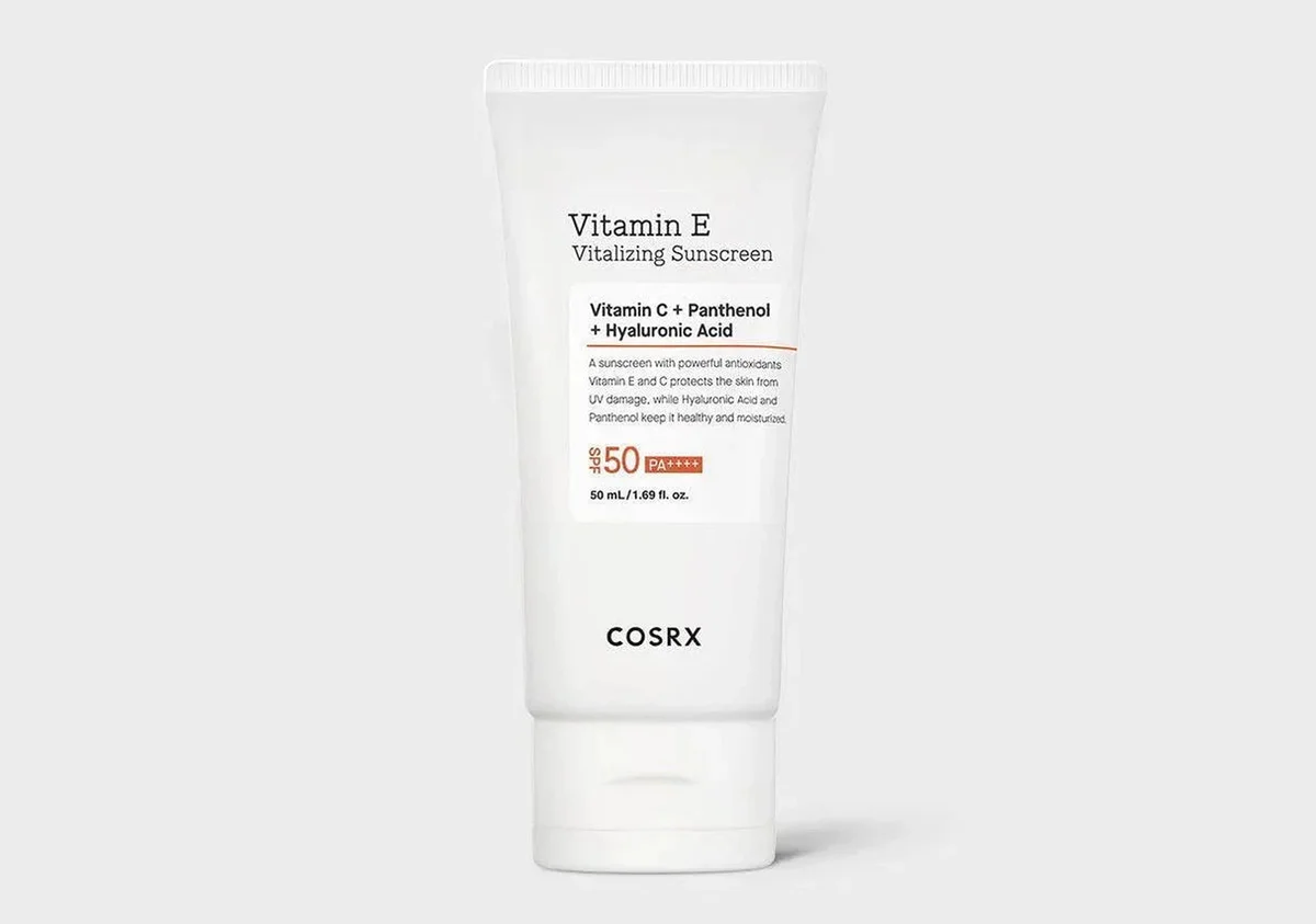 Солнцезащитный крем SPF50 с витамином Е для сияния кожи