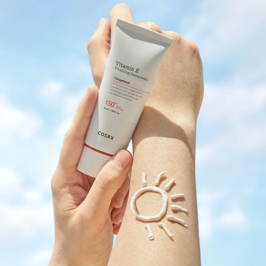 קרם הגנה SPF50 עם ויטמין E להגנה, הזנה ומניעת הזדקנות