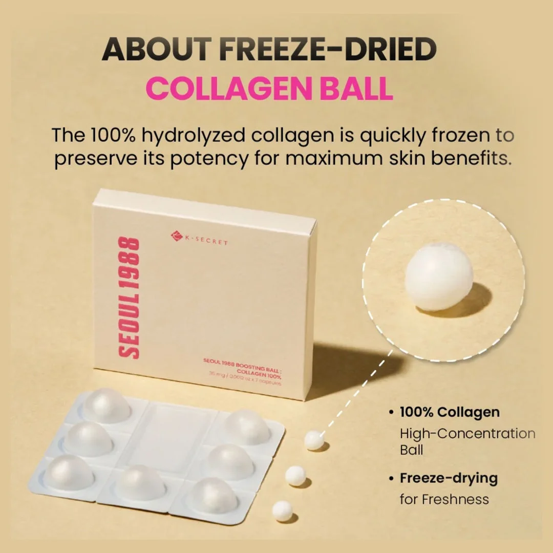 Сыворотка Boosting Ball Collagen 100% с коллагеном