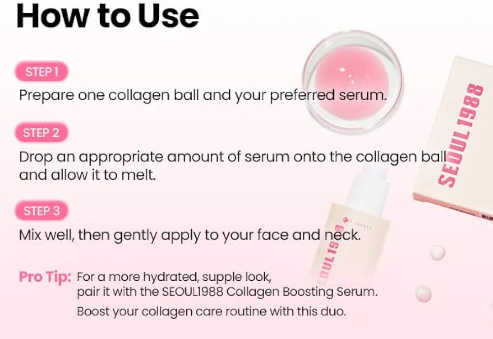 Сыворотка Boosting Ball Collagen 100% с коллагеном