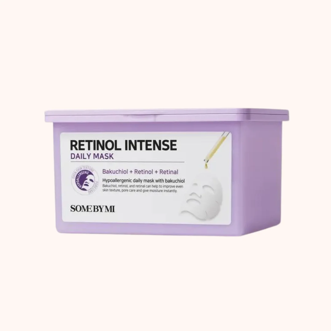 Тканевые маски Retinol Intense с пептидами против морщин, 30 шт.