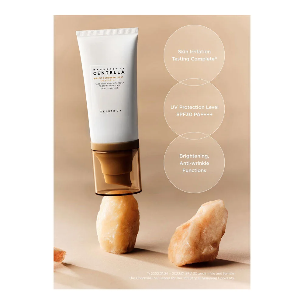 Солнцезащитный крем Air-Fit Suncream Light с центеллой SPF30