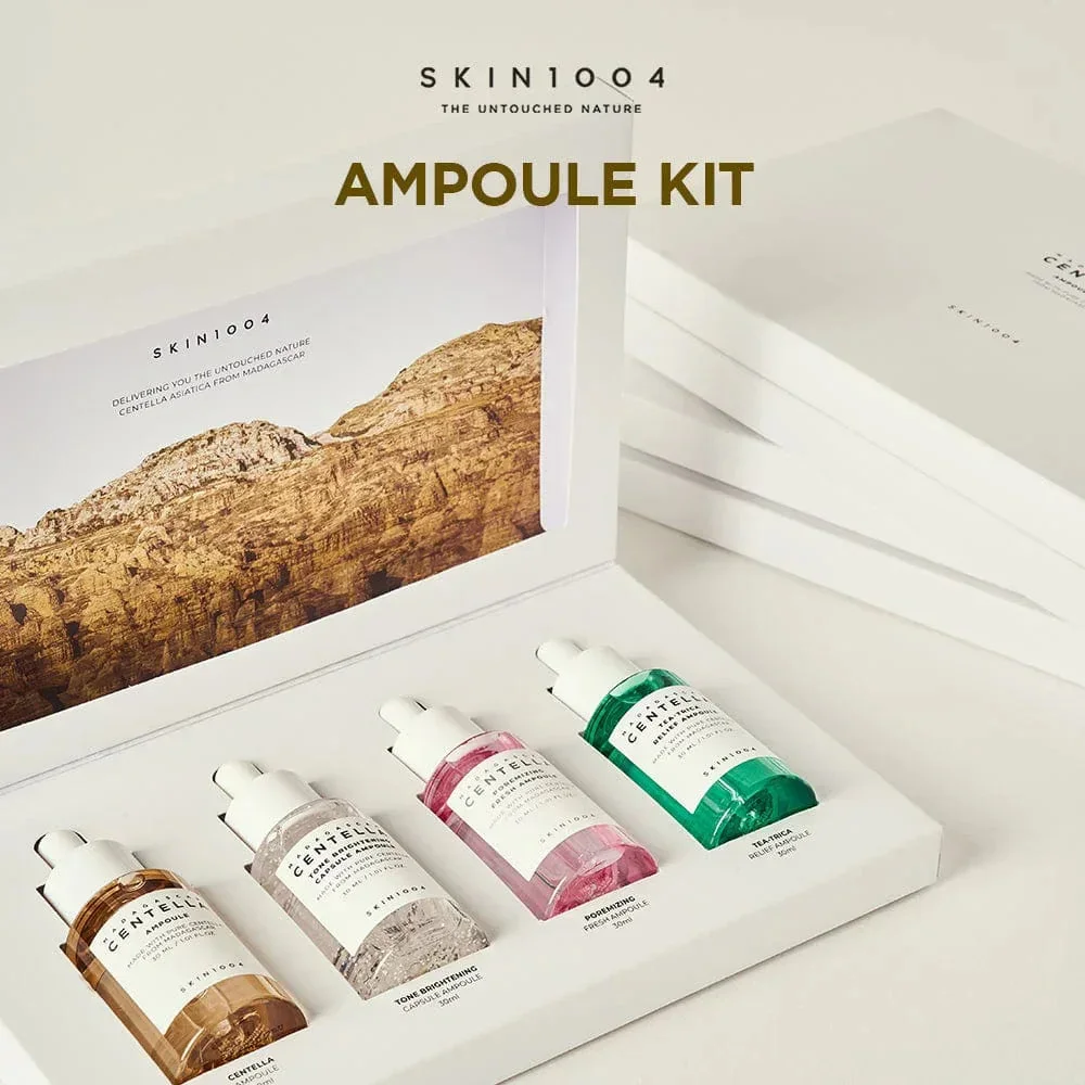 Skin1004 طقم أمبولات Madagascar Centella للتهدئة والترطيب