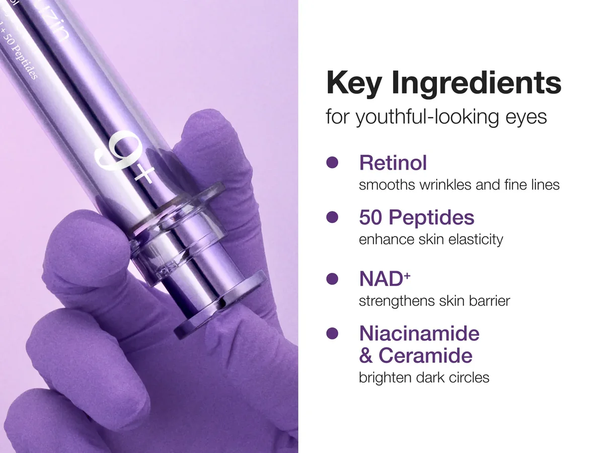 Крем для глаз Numbuzin No.9 NAD Retinol Volumetox антивозрастной