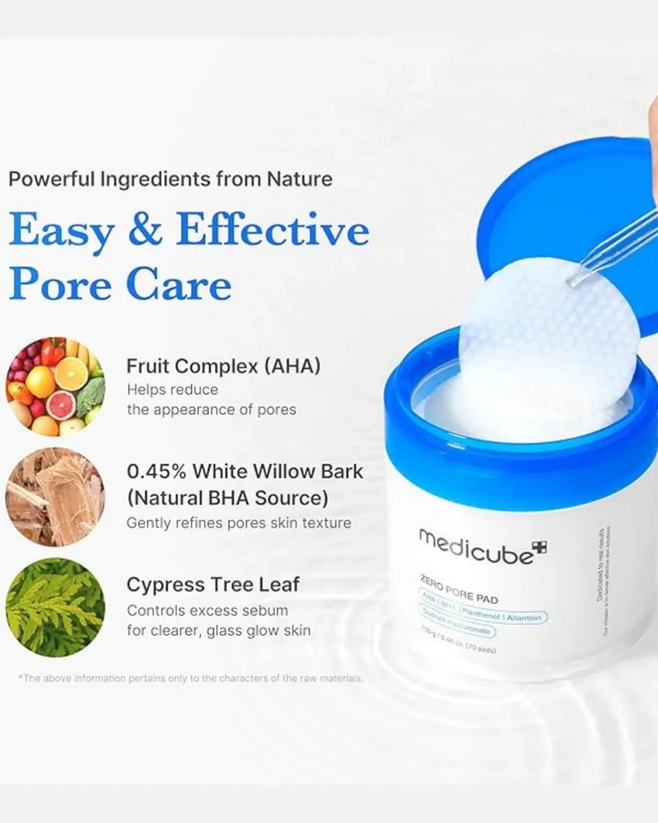Тонер-пэды Medicube Zero Pore Pad 2.0 для сужения пор