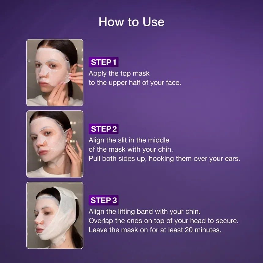  (4 шт.) Биоцеллюлозная маска Numbuzin No.9 NAD Full Face PACK