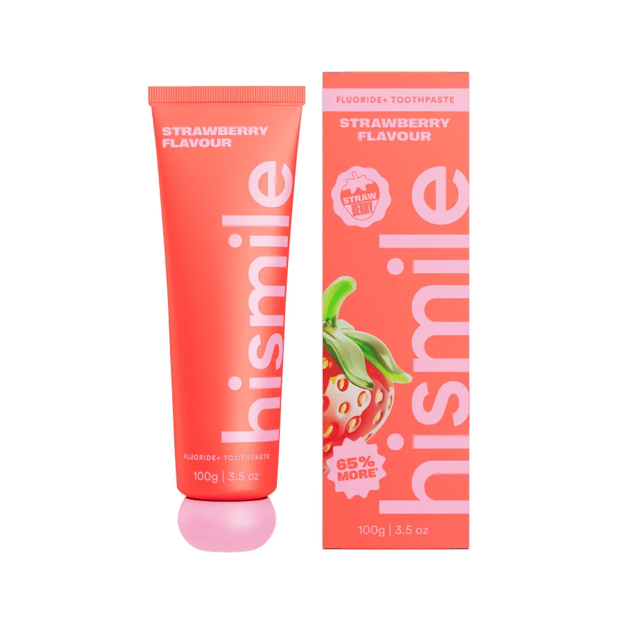 Зубная паста Hismile Fluoride+ со вкусом клубники