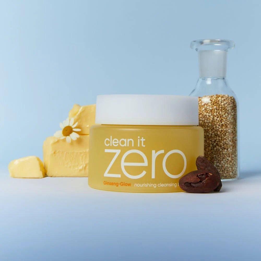 באלם ניקוי Clean It Zero מזין עם ג'ינסנג לעור יבש ומראה זוהר