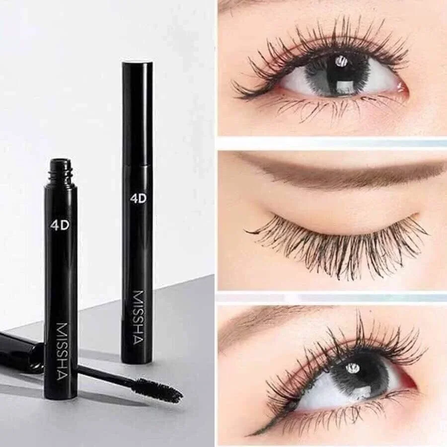 ماسكارا 4D للكثافة والطول والرفع من دون تكتّل - Missha