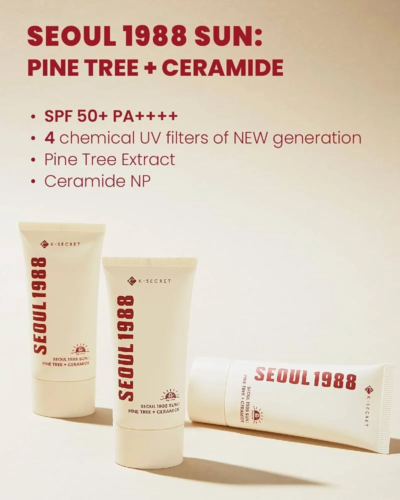 Seoul 1988 קרם הגנה אורן + סרמיד SPF50+