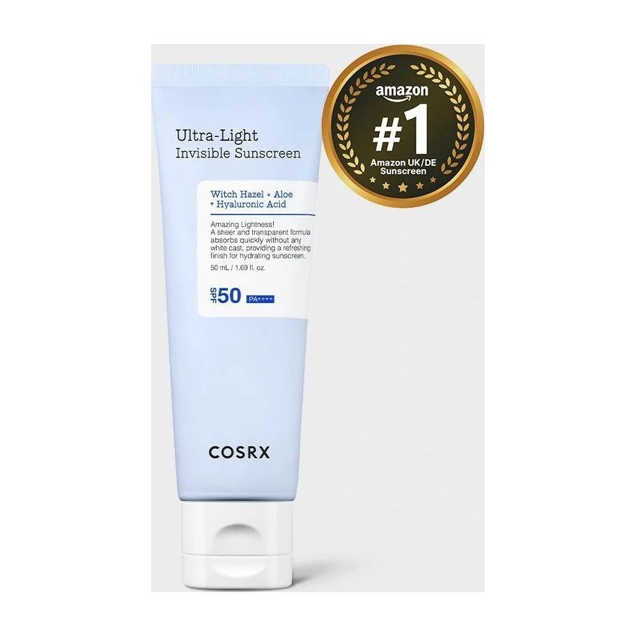 واقي شمس شفاف خفيف جداً SPF50 بدون بقايا بيضاء — MINI 15ml