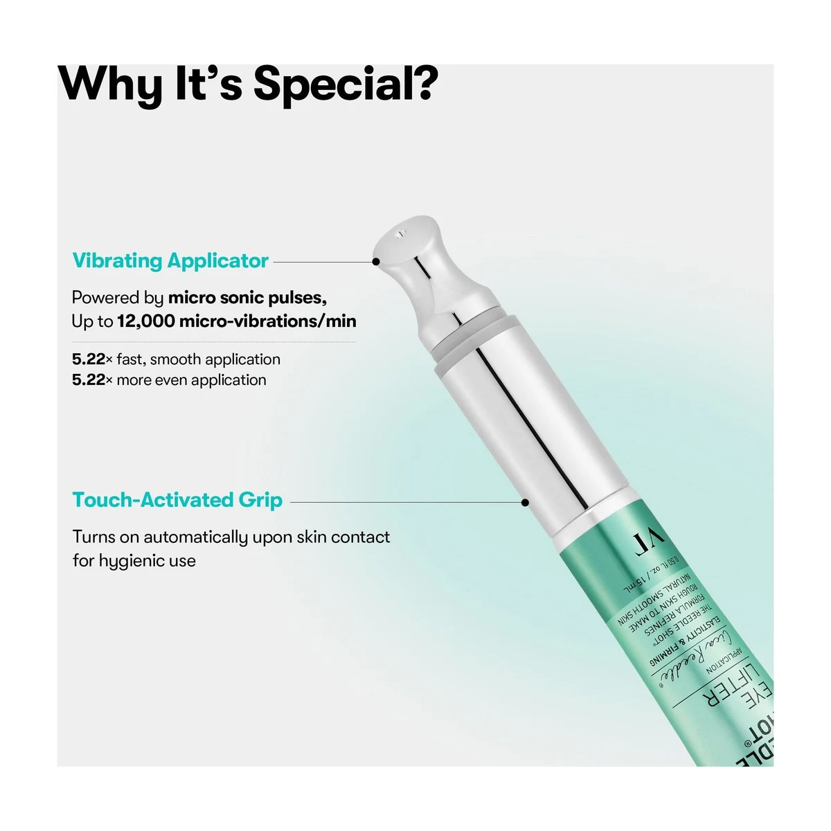 كريم عيون PDRN Reedle Shot Eye Lifter للشدّ والرفع برأس مهتزّ
